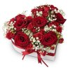 Box of flowers  Red Romance  Love