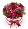 Box of flowers Magenta